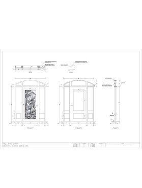 Door Name : Myra Elic Door <br/>1-2×3-6×1-2×8’0